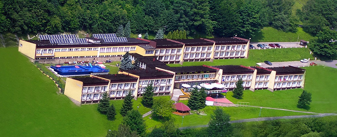 Leisure and Training Center Ustroń mountains Silesian Beskids rest in Poland